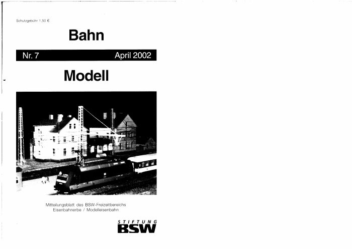 Titelseite von Bahn&Modell Heft 7, Mai 2002