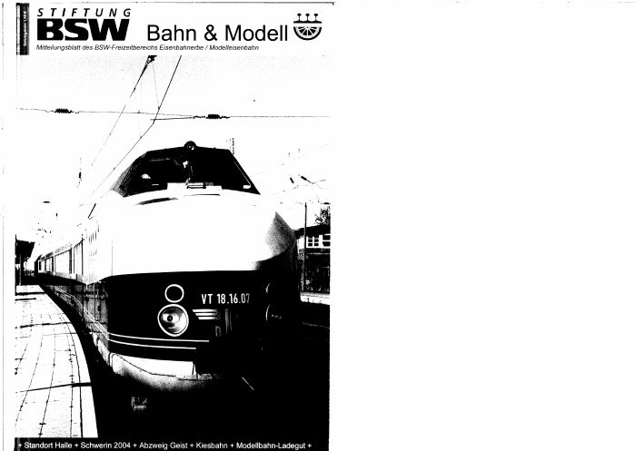 Titelseite von Bahn&Modell Heft 10, September 2003