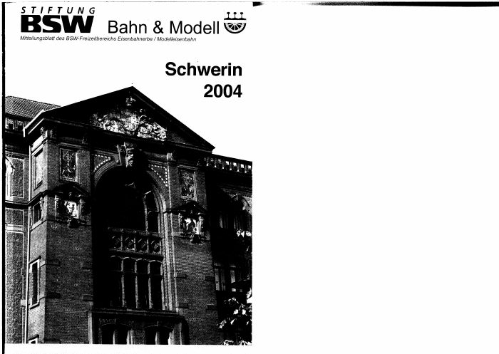 Titelseite von Bahn&Modell Heft 12, September 2004