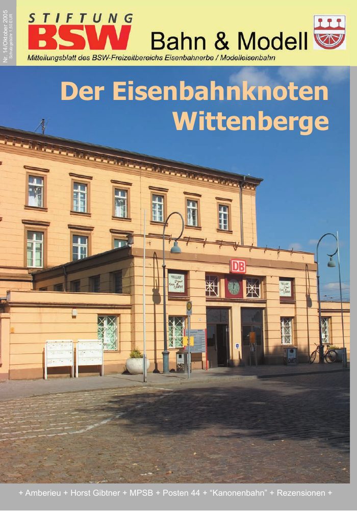 Titelseite von Bahn&Modell Heft 14, September 2005