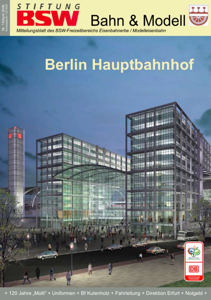 Titelseite von Bahn&Modell Heft 15, März 2006