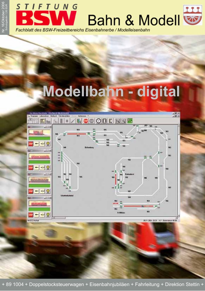 Titelseite von Bahn&Modell Heft 16, September 2006