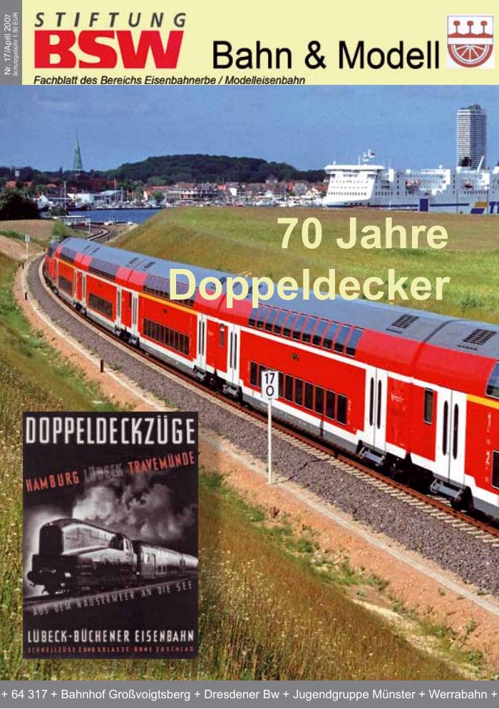 Titelseite von Bahn&Modell Heft 17, März 2007