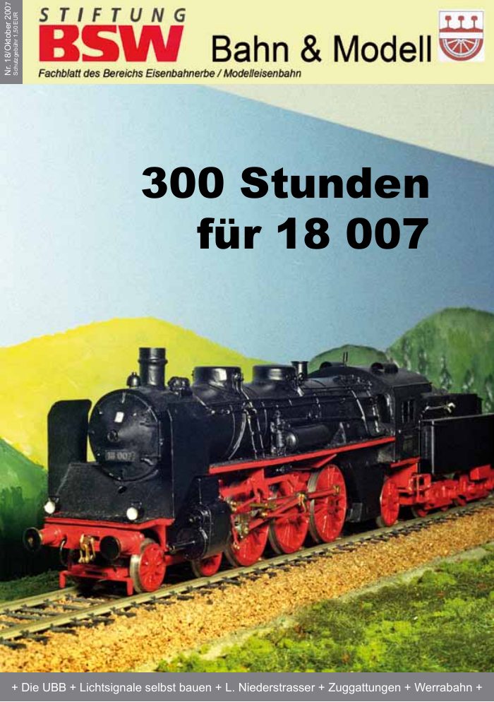 Titelseite von Bahn&Modell Heft 18, September 2007