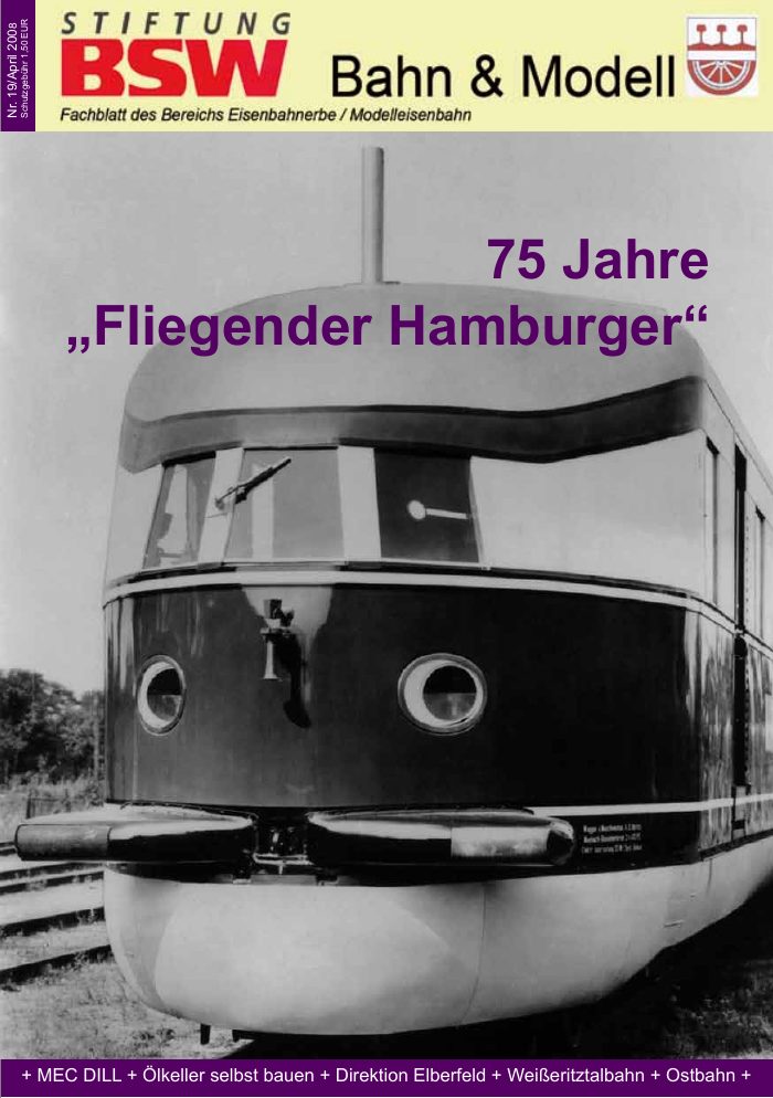Titelseite von Bahn&Modell Heft 19, März 2008