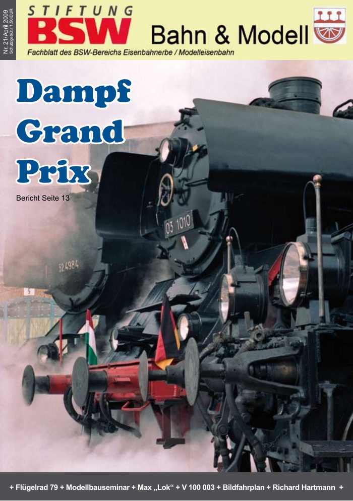 Titelseite von Bahn&Modell Heft 21, März 2009