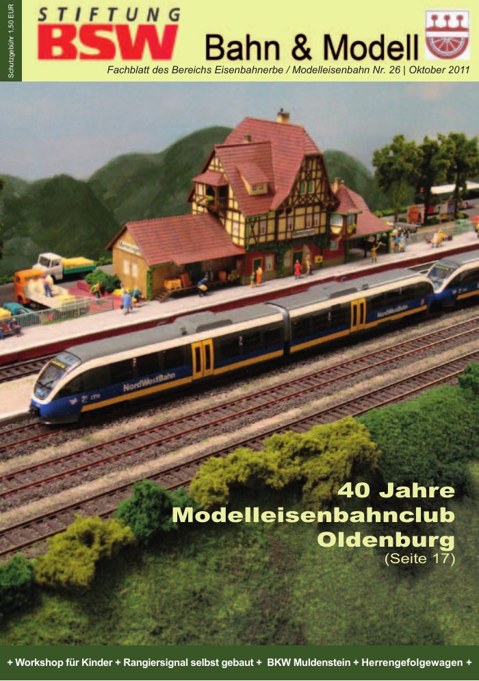 Titelseite von Bahn&Modell Heft 26, September 2011