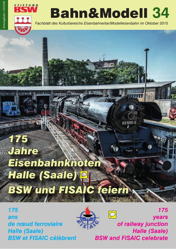 Titelseite von Bahn&Modell Heft 34, Oktober 2015