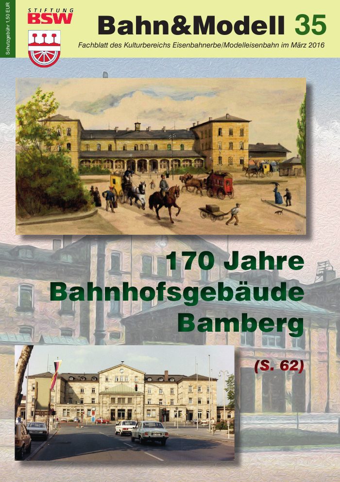 Titelseite von Bahn&Modell Heft 35, März 2016