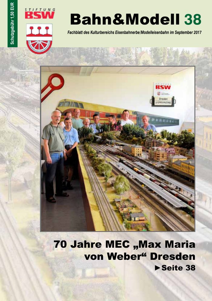 Titelseite von Bahn&Modell Heft 38, September 2017