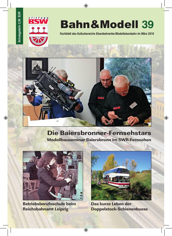 Titelseite von Bahn&Modell Heft 39, März 2018