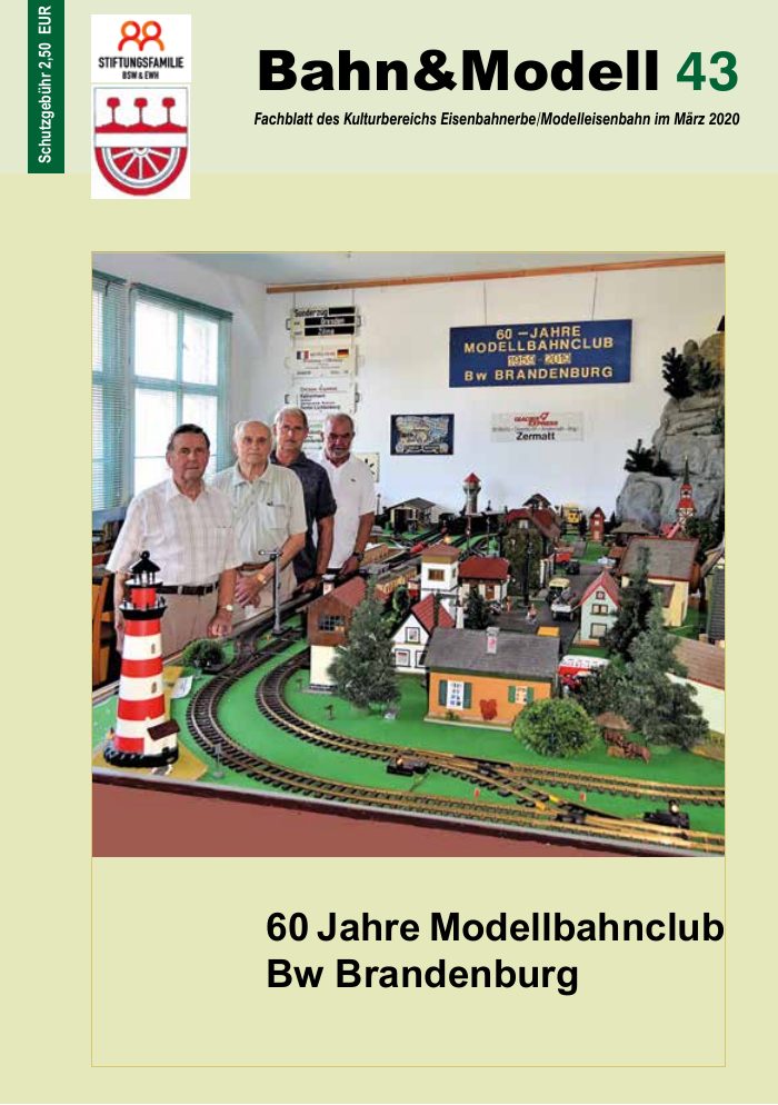 Titelseite von Bahn&Modell Heft 43, März 2020
