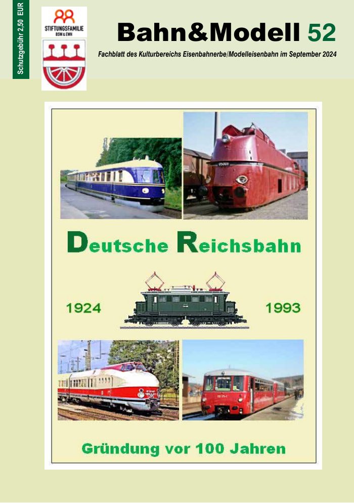 Titelseite von Bahn&Modell Heft 52, September 2024