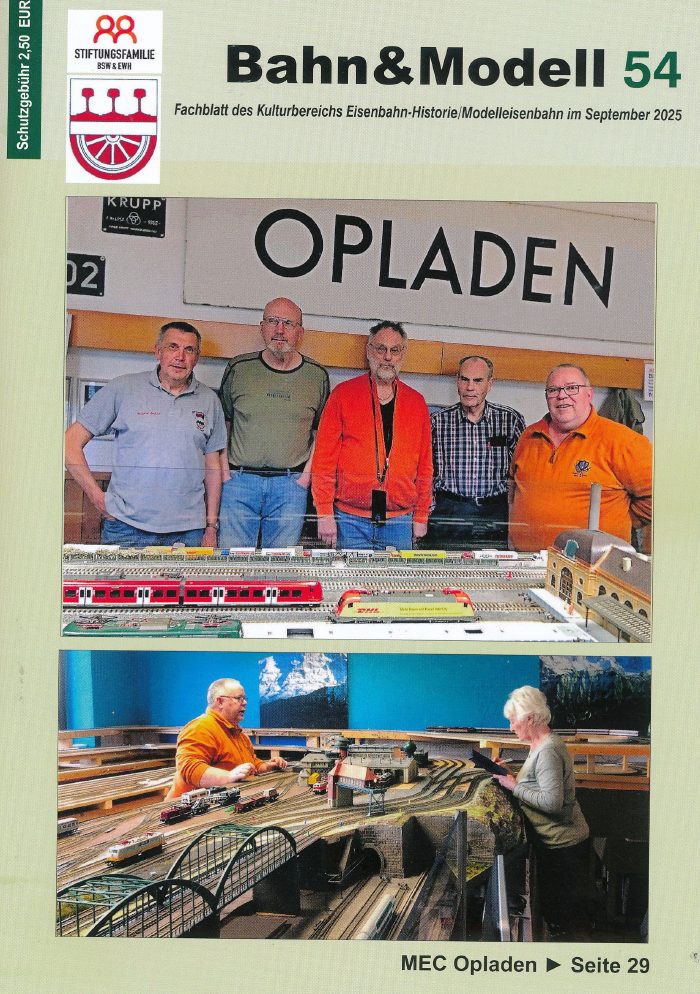 Titelseite von Bahn&Modell Heft 54, September 2025